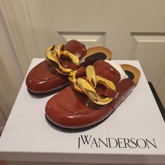 JW ANDERSON Chain Leather Mules - Picture 3 of 7